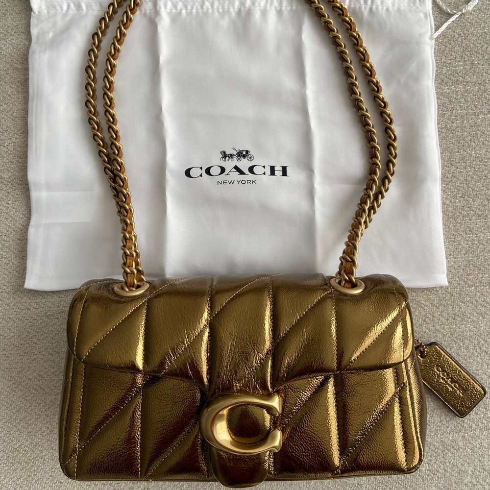 Coach Quilted Tabby 20 - Gold (New Year Tabby)